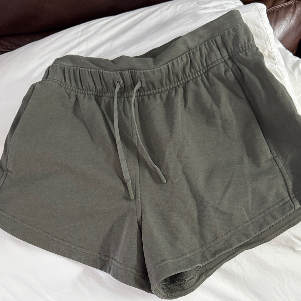 lululemon Dark Green Athletic Shorts. Great condition